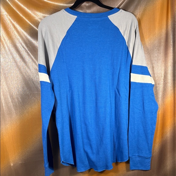 NFL Blue Team Apparel Women's Shirt waffle weave Detroit lions XL ii - Picture 7 of 7